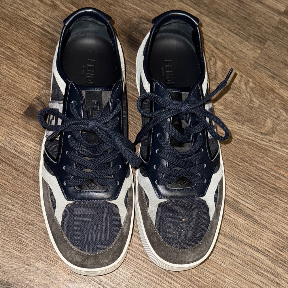 Fendi Step' FF Logo Sneakers, Size - Fendi - 7/ US 8